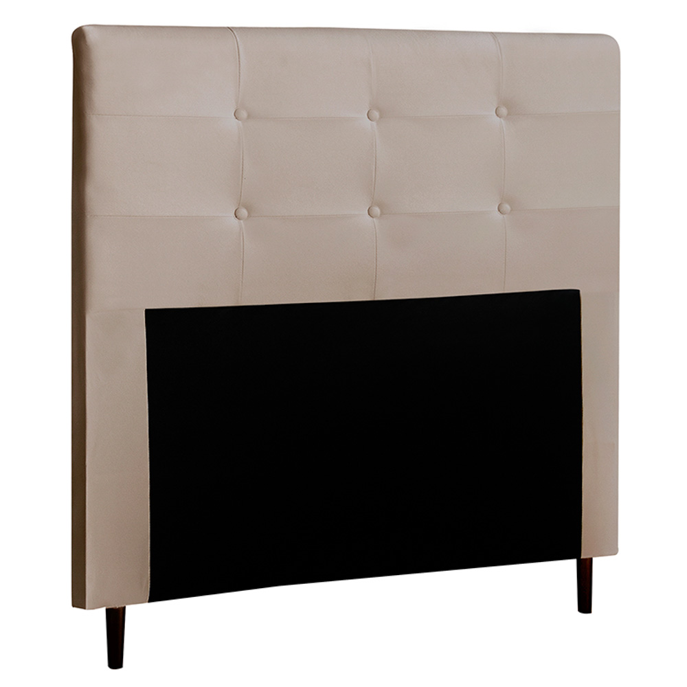 Cabeceira Cama Box Casal Luna 140cm Corano Bege - Desk Design