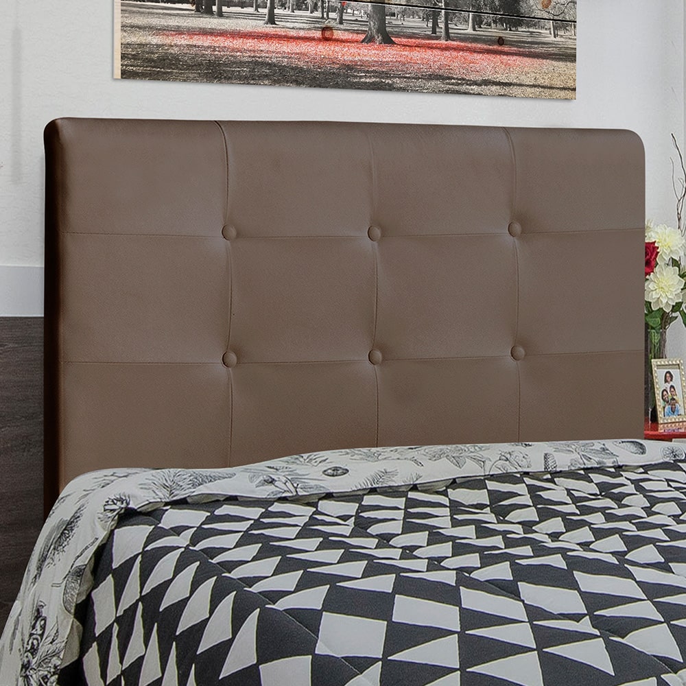 Cabeceira Cama Box Casal Luna 140cm Corano Marrom - Desk Design