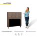 Cabeceira Cama Box Casal Luna 140cm Corano Marrom - Desk Design