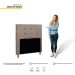 Cabeceira Cama Box Casal Luna 140cm Suede Bege - Desk Design