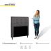 Cabeceira Cama Box Casal Luna 140cm Suede Cinza - Desk Design