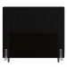 Cabeceira Cama Box Casal Luxor 140cm com Tachas e Frame Suede Preto - Desk Design