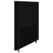 Cabeceira Cama Box Casal Luxor 140cm com Tachas e Frame Suede Preto - Desk Design