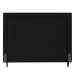Cabeceira Cama Box Casal Maísa 140cm Com Frame Veludo Preto - Desk Design