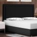 Cabeceira Cama Box Casal Maísa 140cm Com Frame Veludo Preto - Desk Design