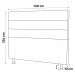 Cabeceira Cama Box Casal Malik 140cm Suede Cinza Claro - Desk Design