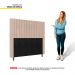 Cabeceira Cama Box Casal Nala 140cm Suede Bege - Desk Design