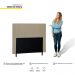 Cabeceira Cama Box Casal Queen Donna 160cm Corano Bege - Desk Design