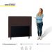 Cabeceira Cama Box Casal Queen Donna 160cm Corano Marrom - Desk Design