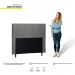 Cabeceira Cama Box Casal Queen Donna 160cm Suede Cinza - Desk Design