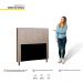 Cabeceira Cama Box Casal Queen Luna 160cm Corano Bege - Desk Design
