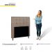 Cabeceira Cama Box Casal Queen Luna 160cm Suede Bege - Desk Design