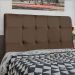 Cabeceira Cama Box Casal Queen Luna 160cm Suede Marrom - Desk Design