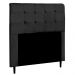 Cabeceira Cama Box Casal Queen Luna 160cm Suede Preto - Desk Design