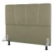Cabeceira Cama Box Casal Queen Size Amber 160cm Estofada Sintético Bege - Desk Design