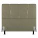 Cabeceira Cama Box Casal Queen Size Amber 160cm Estofada Sintético Bege - Desk Design