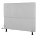 Cabeceira Cama Box Casal Queen Size Amber 160cm Estofada Sintético Branco - Desk Design