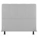 Cabeceira Cama Box Casal Queen Size Amber 160cm Estofada Sintético Branco - Desk Design