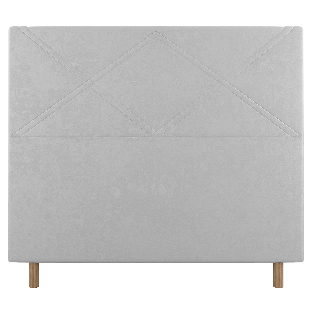 Cabeceira Cama Box Casal Queen Size Cairo 160cm Corano Branco - Desk Design