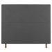 Cabeceira Cama Box Casal Queen Size Cairo 160cm Linho Cinza - Desk Design