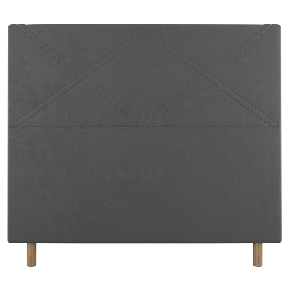 Cabeceira Cama Box Casal Queen Size Cairo 160cm Linho Cinza - Desk Design