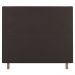 Cabeceira Cama Box Casal Queen Size Cairo 160cm Linho Marrom - Desk Design