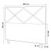 Cabeceira Cama Box Casal Queen Size Cairo 160cm Suede Preto - Desk Design