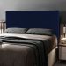 Cabeceira Cama Box Casal Queen Size Cairo 160cm Veludo Azul Marinho - Desk Design