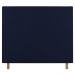 Cabeceira Cama Box Casal Queen Size Cairo 160cm Veludo Azul Marinho - Desk Design