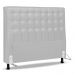 Cabeceira Cama Box Casal Queen Size Ciara 160cm Botonê com Frame Sintético Branco - Desk Design