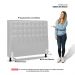 Cabeceira Cama Box Casal Queen Size Ciara 160cm Botonê com Frame Sintético Branco - Desk Design
