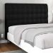 Cabeceira Cama Box Casal Queen Size Ciara 160cm Botonê com Frame Sintético Preto - Desk Design