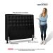 Cabeceira Cama Box Casal Queen Size Ciara 160cm Botonê com Frame Sintético Preto - Desk Design