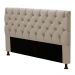 Cabeceira Cama Box Casal Queen Size Cristal 160cm Suede Bege - Desk Design