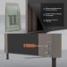 Cabeceira Cama Box Casal Queen Size Cristal 160cm Suede Cinza - Desk Design