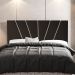 Cabeceira Cama Box Casal Queen Size Dallas 160cm Corano Marrom - Desk Design