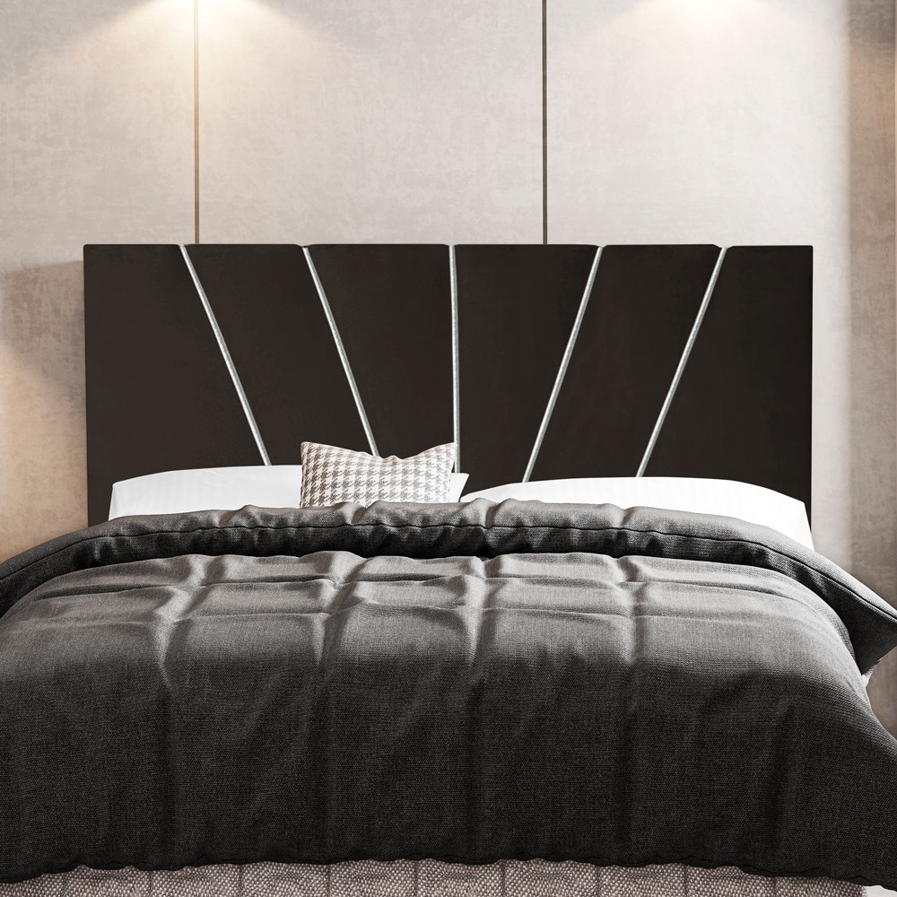 Cabeceira Cama Box Casal Queen Size Dallas 160cm Corano Marrom - Desk Design