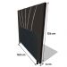 Cabeceira Cama Box Casal Queen Size Dallas 160cm Corano Marrom - Desk Design