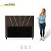 Cabeceira Cama Box Casal Queen Size Dallas 160cm Corano Marrom - Desk Design