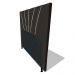 Cabeceira Cama Box Casal Queen Size Dallas 160cm Corano Marrom - Desk Design