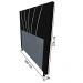 Cabeceira Cama Box Casal Queen Size Dallas 160cm Corano Preto - Desk Design
