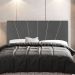 Cabeceira Cama Box Casal Queen Size Dallas 160cm Linho Cinza - Desk Design