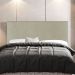 Cabeceira Cama Box Casal Queen Size Dallas 160cm Sintético Bege - Desk Design