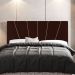 Cabeceira Cama Box Casal Queen Size Dallas 160cm Sintético Marrom - Desk Design