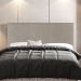 Cabeceira Cama Box Casal Queen Size Dallas 160cm Suede Bege - Desk Design