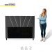 Cabeceira Cama Box Casal Queen Size Dallas 160cm Suede Cinza - Desk Design