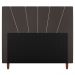 Cabeceira Cama Box Casal Queen Size Dallas 160cm Suede Marrom - Desk Design