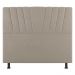 Cabeceira Cama Box Casal Queen Size Dublin 160cm Linho Bege - Desk Design
