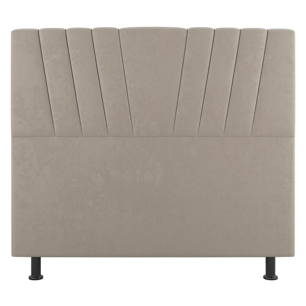 Cabeceira Cama Box Casal Queen Size Dublin 160cm Linho Bege - Desk Design