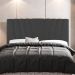 Cabeceira Cama Box Casal Queen Size Dublin 160cm Linho Cinza - Desk Design